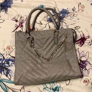 - 💜 Large Gray Shoulder Bag - Steve Madden Purse